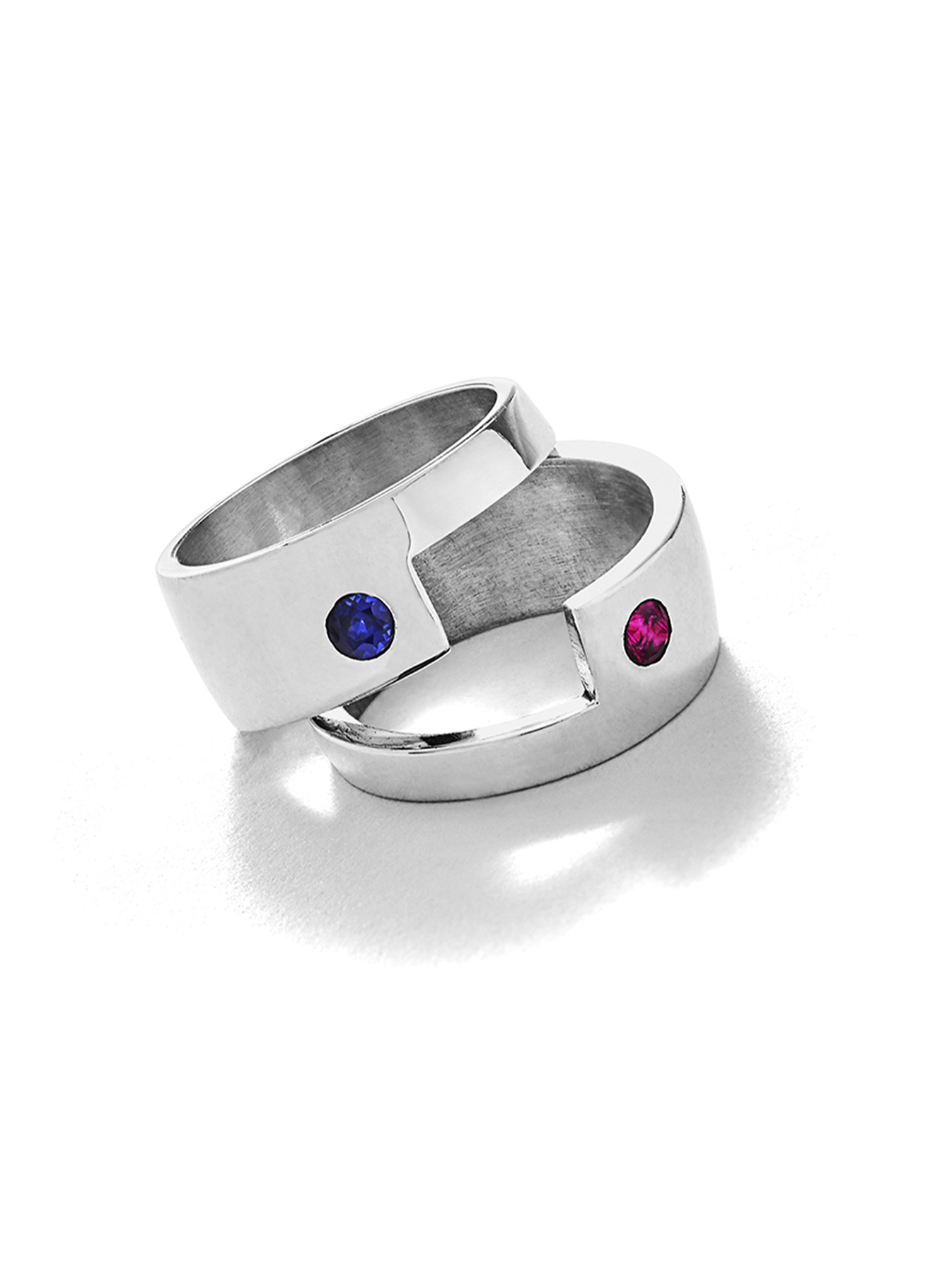 Double Stone Ring - Vue 1